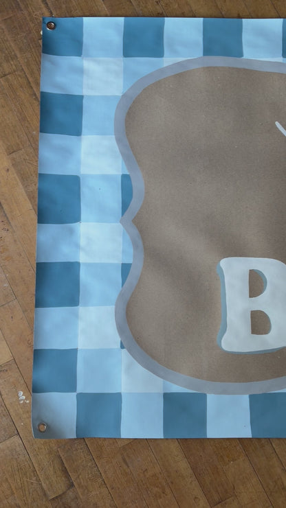 Baby-Q BBQ Baby Shower Banner